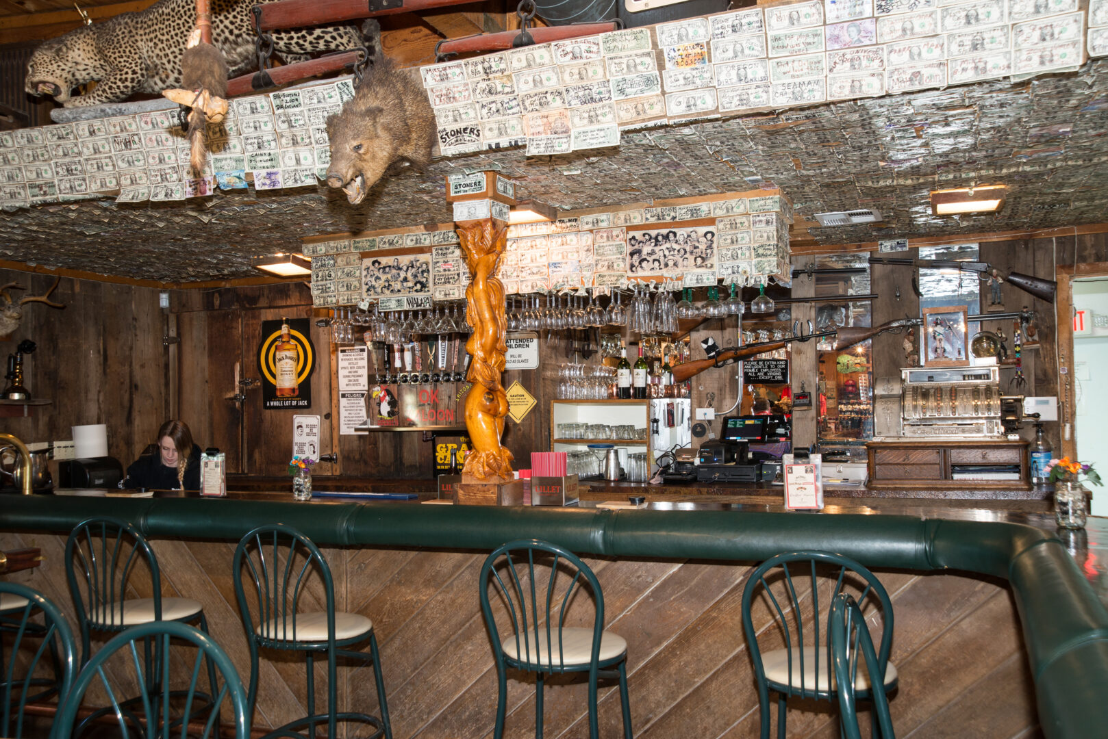 The Roadkill Cafe/O.K. Saloon in Seligman, AZ