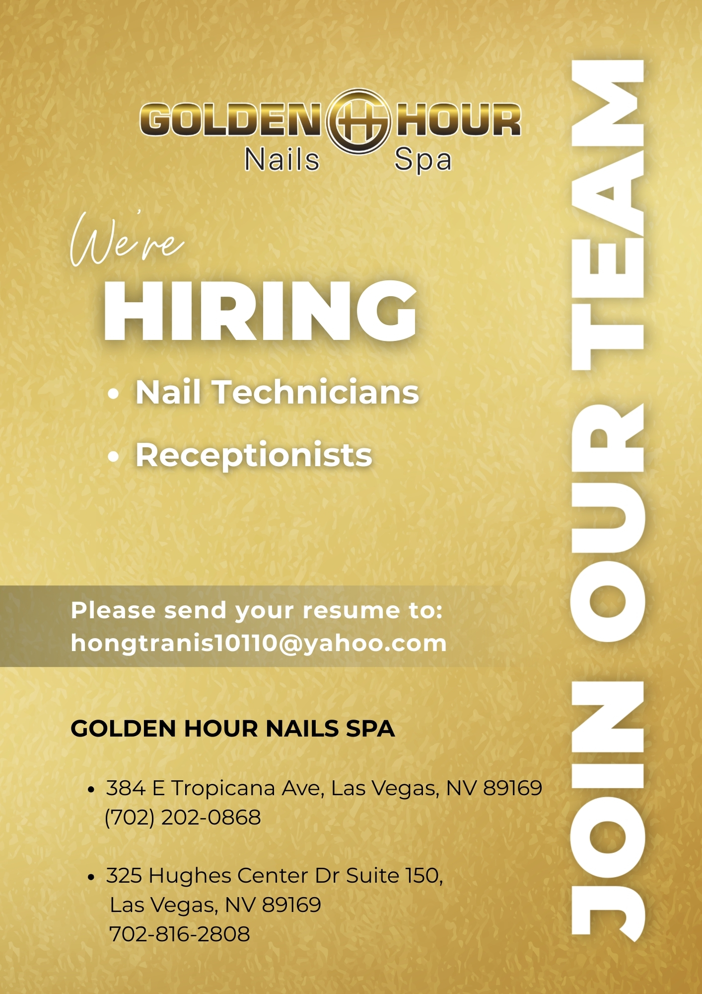 Golden Hour Nails Spa in Las Vegas, NV