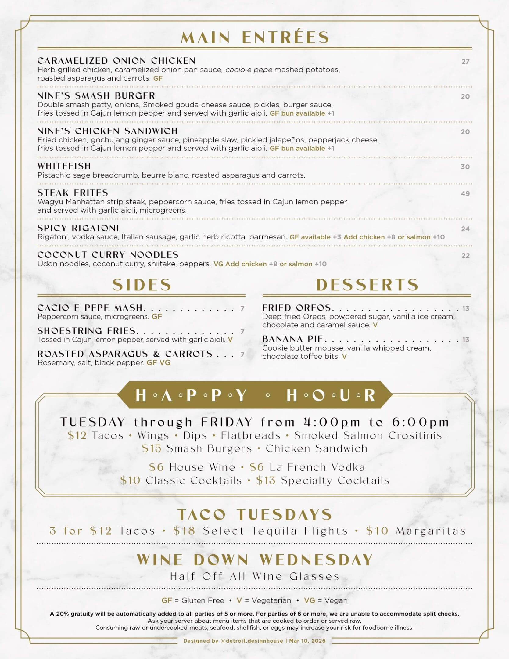 Nine Kitchen + Bar in Ferndale, MI