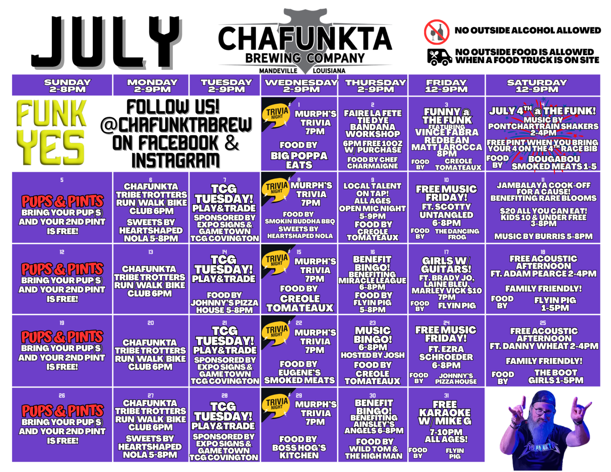 Chafunkta Brewing Company in Mandeville, LA