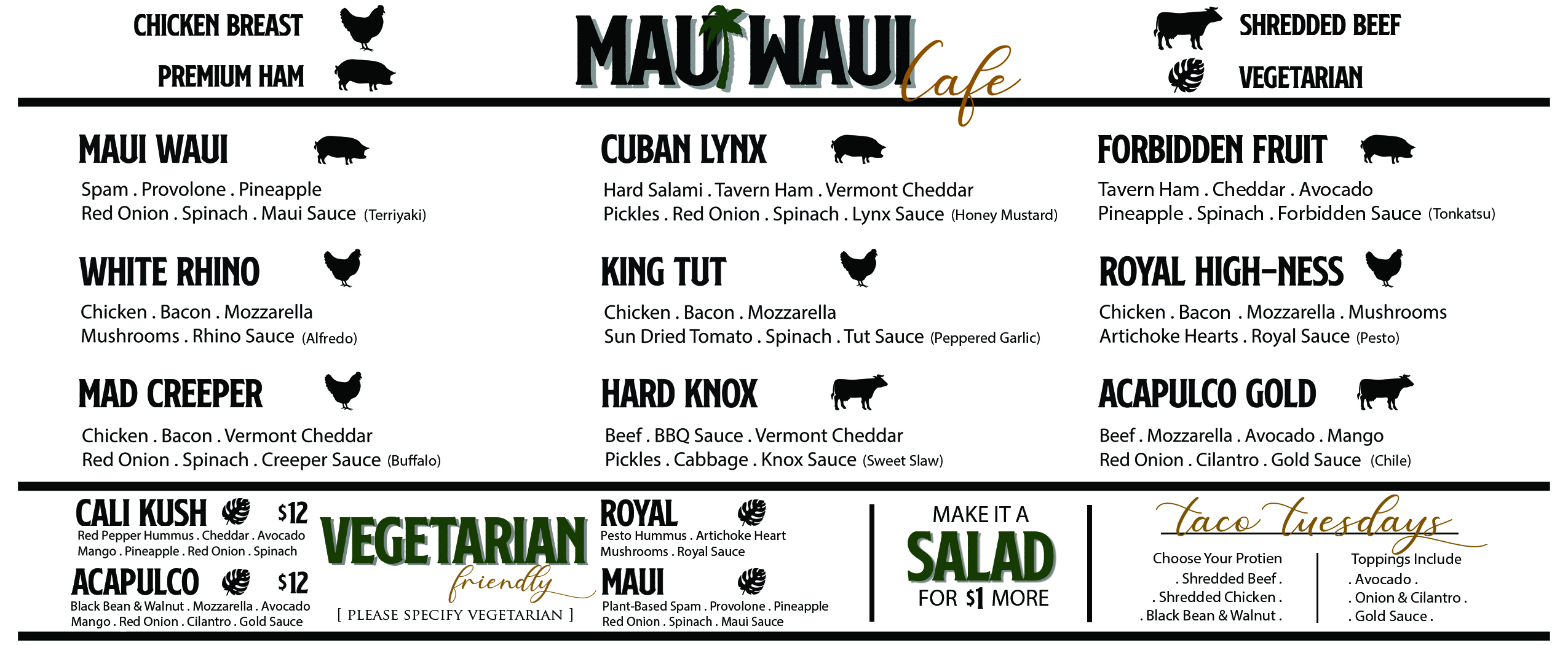 Maui Waui Cafe in Lenoir City, TN