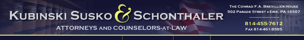Kubinski, Susko & Schonthaler in Erie, PA