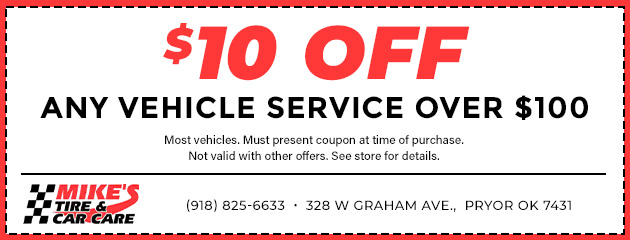 Mike's Tire & Car Care in Pryor, OK