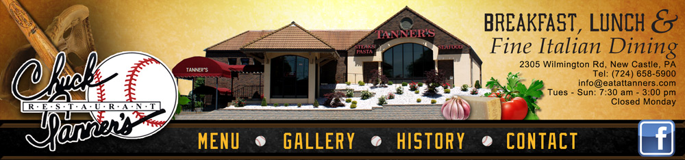 Chuck Tanners Restaurant in New Castle, PA