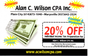 Alan C Wilson CPA Inc in Plain City, OH