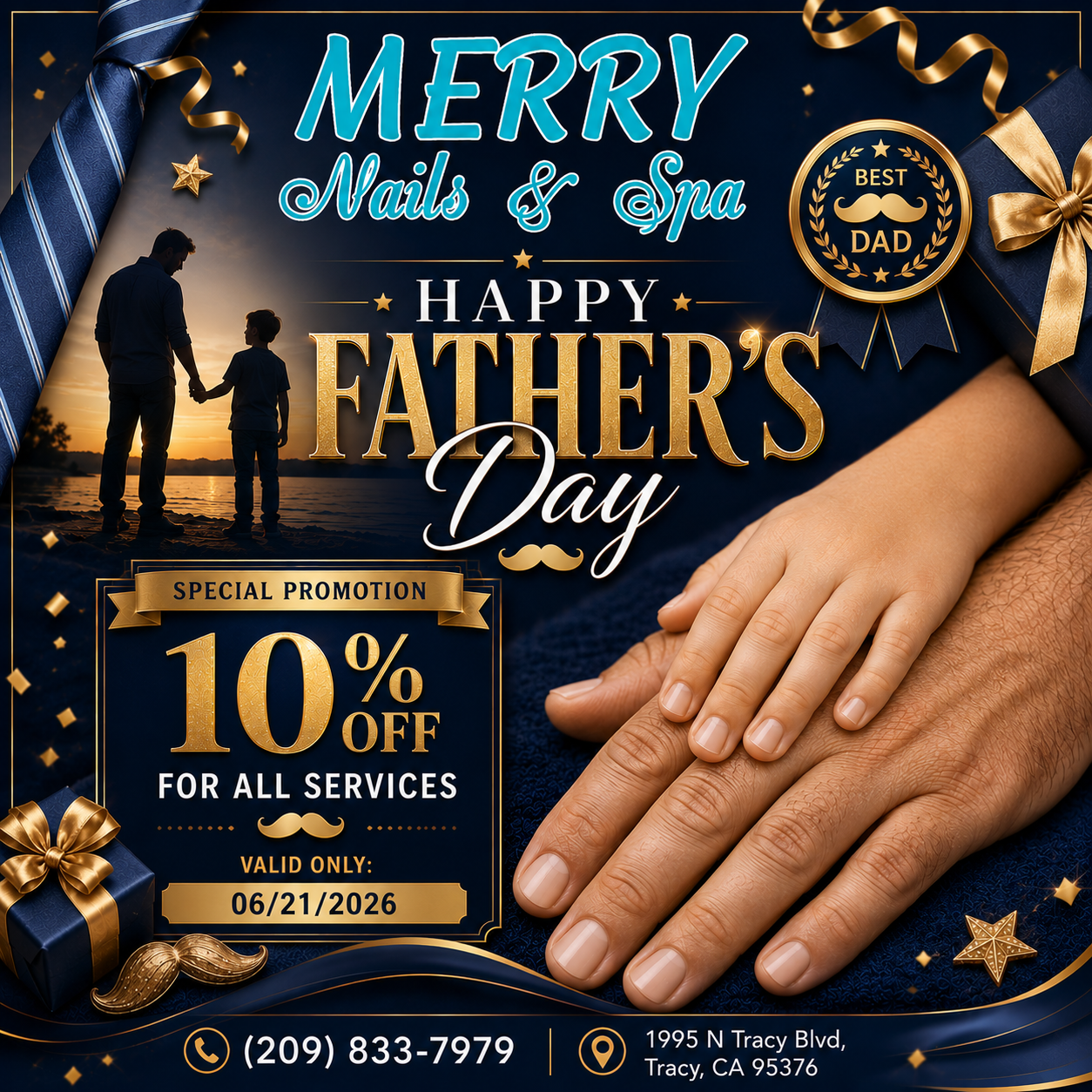 Merry Nails & Spa in Tracy, CA