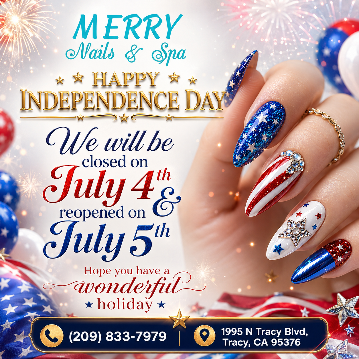 Merry Nails & Spa in Tracy, CA (2)