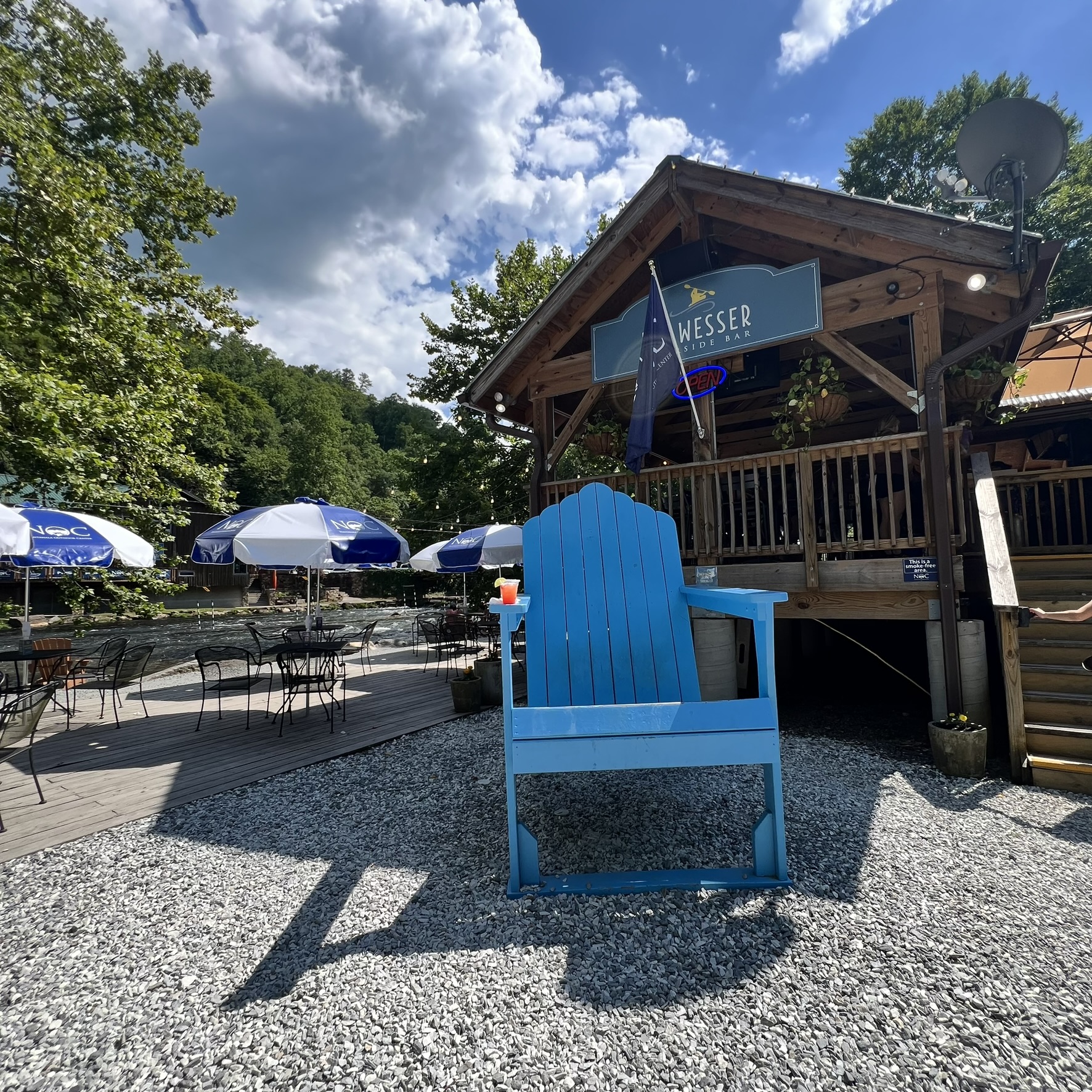 Big Wesser Riverside Pub in Bryson City, NC