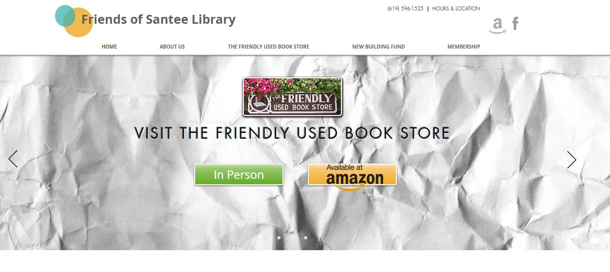 Friendly Used Bookstore & Friends of Santee Library in Santee, CA (2)