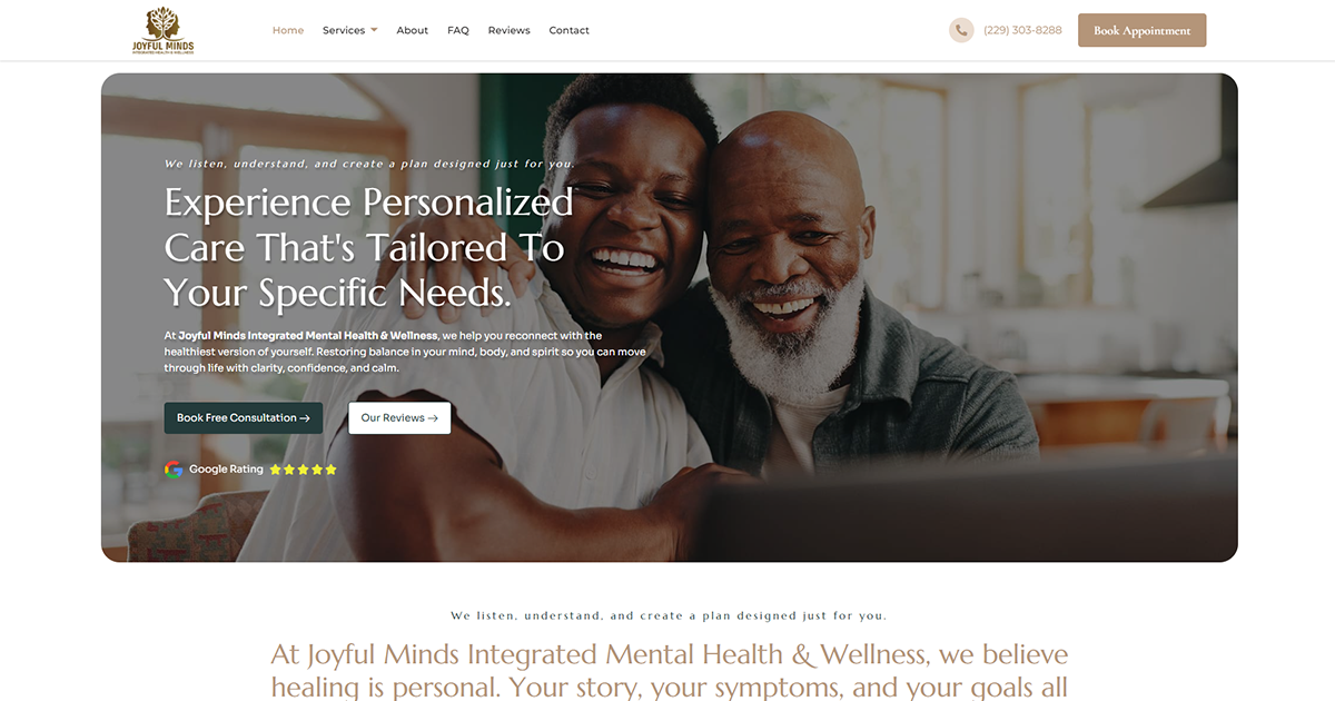 Joyful Minds Integrated Mental Health & Wellness in Albany, GA