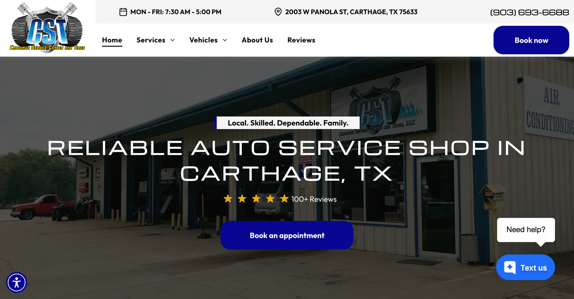 Carthage Service Center & Tires in Carthage, TX