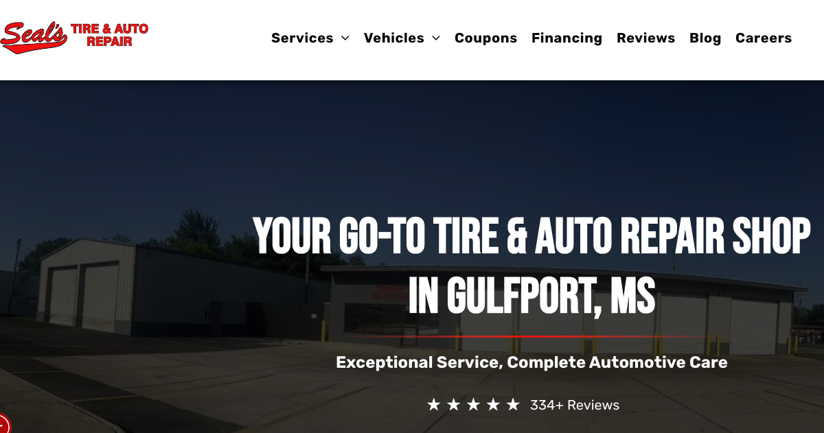 Seal's Tire & Auto Repair in Gulfport, MS