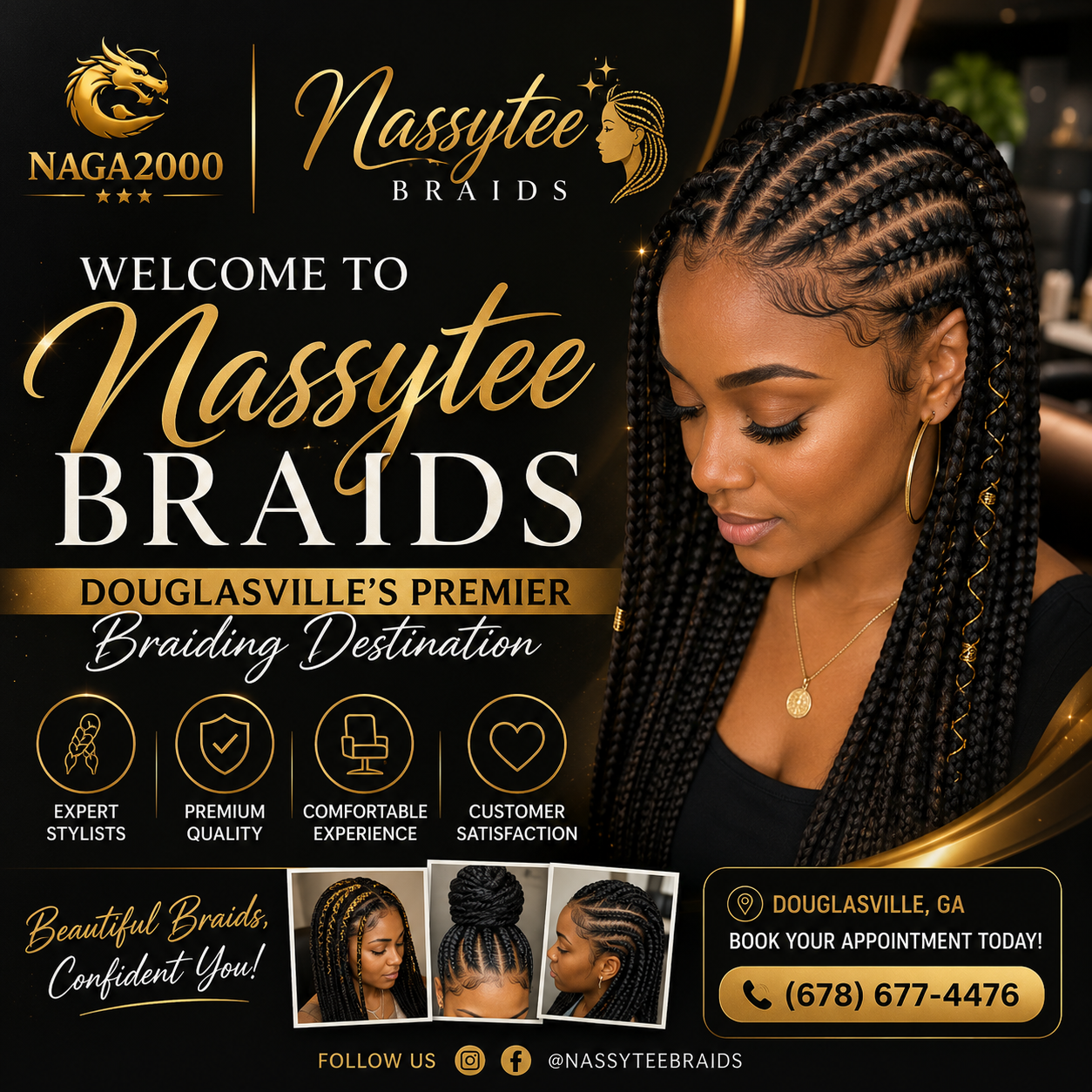 Nassytee Braids in Winston, GA