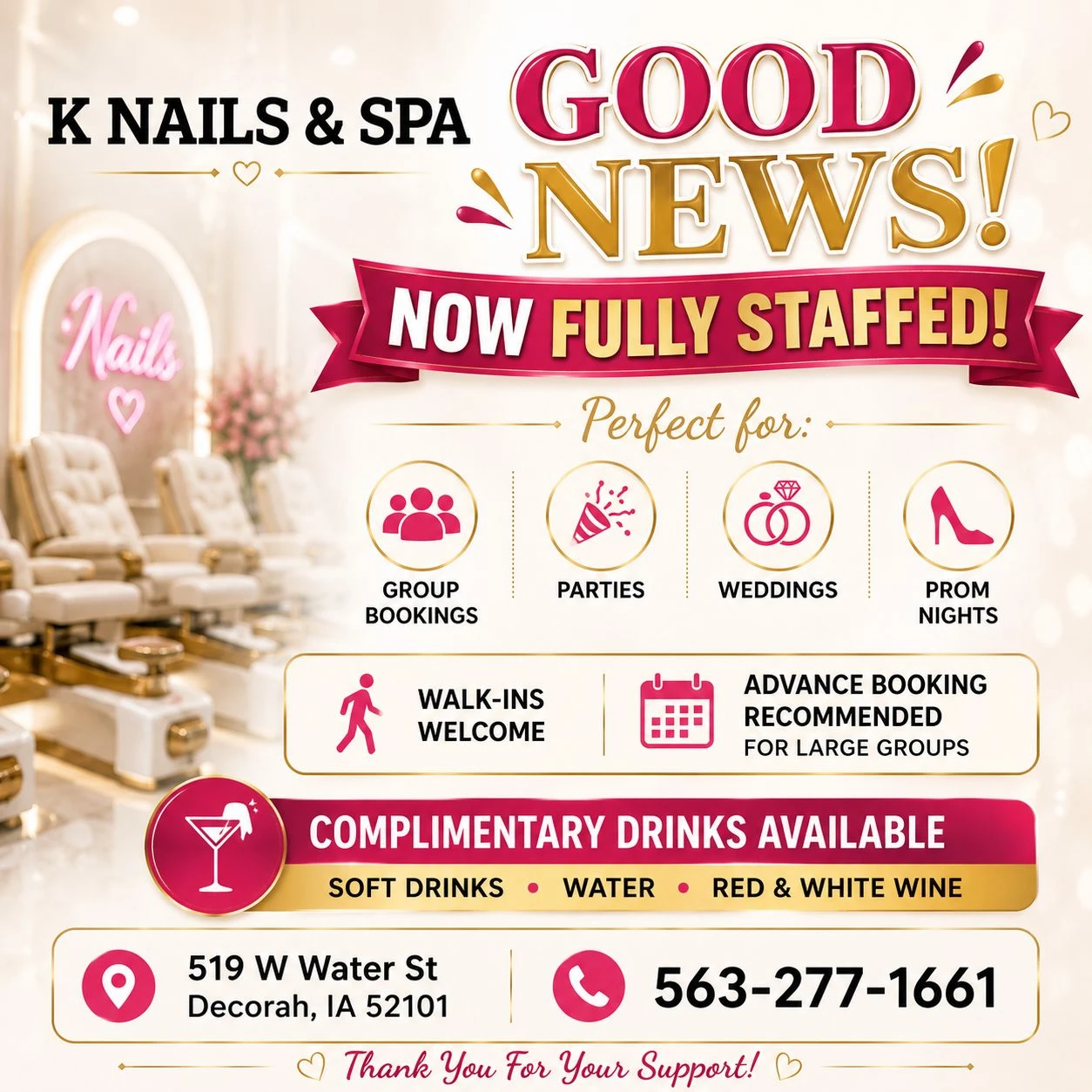 K Nails & Spa in Decorah, IA (4)