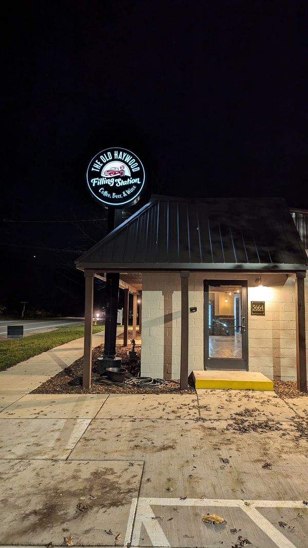 Old Haywood Filling Station in Mills River, NC