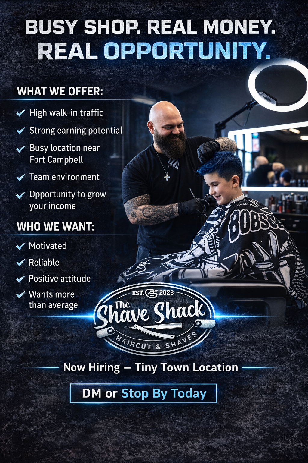 The Shave Shack - Tiny Town in Clarksville, TN