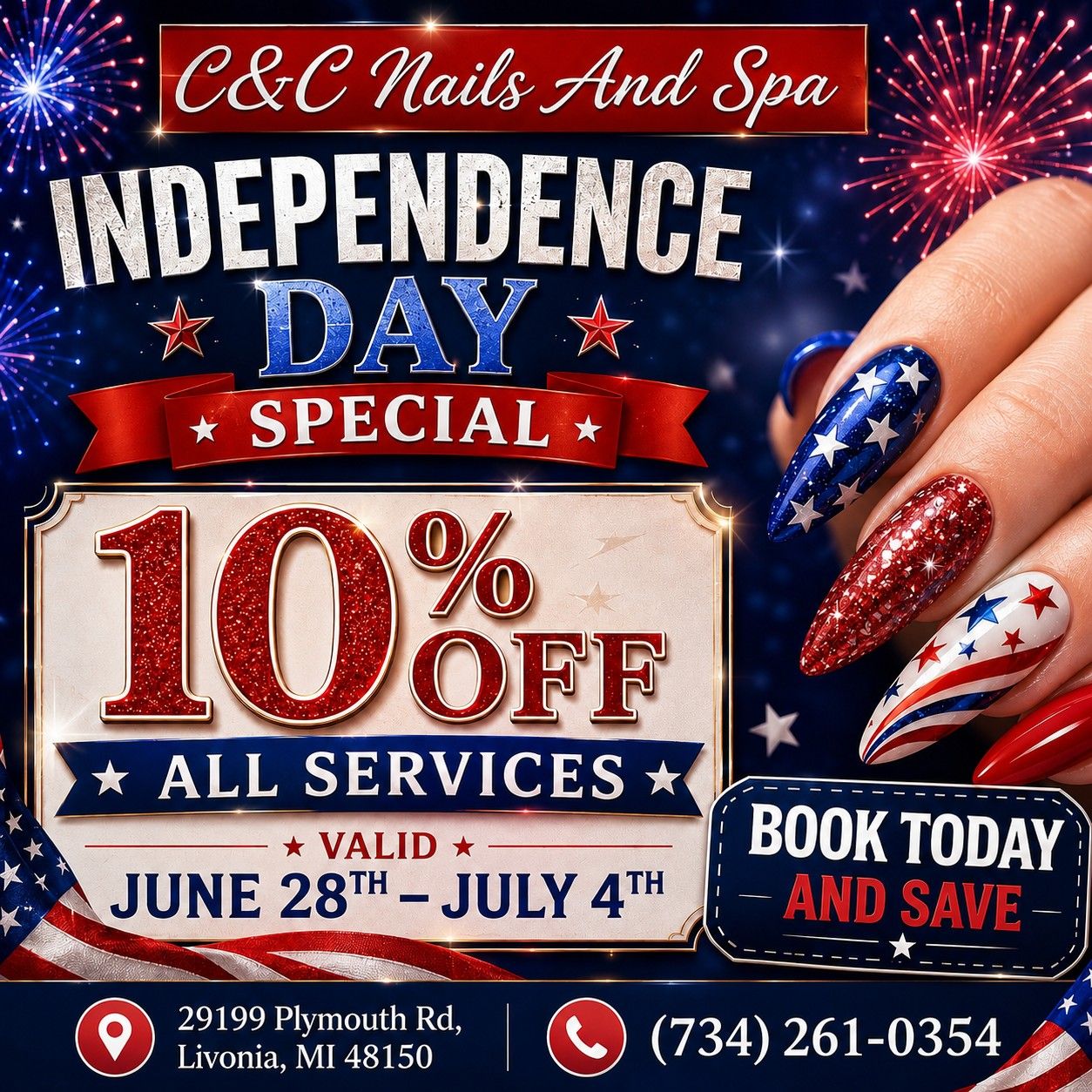 C&C Nails And Spa in Livonia, MI (4)