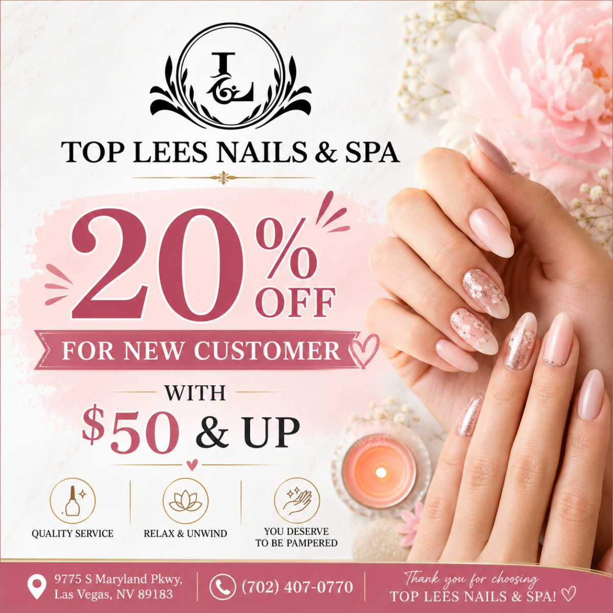 TOP LEE'S NAILS & SPA in Las Vegas, NV