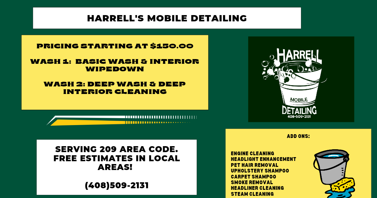 Harrell's Mobile Detailing in Modesto, CA (2)