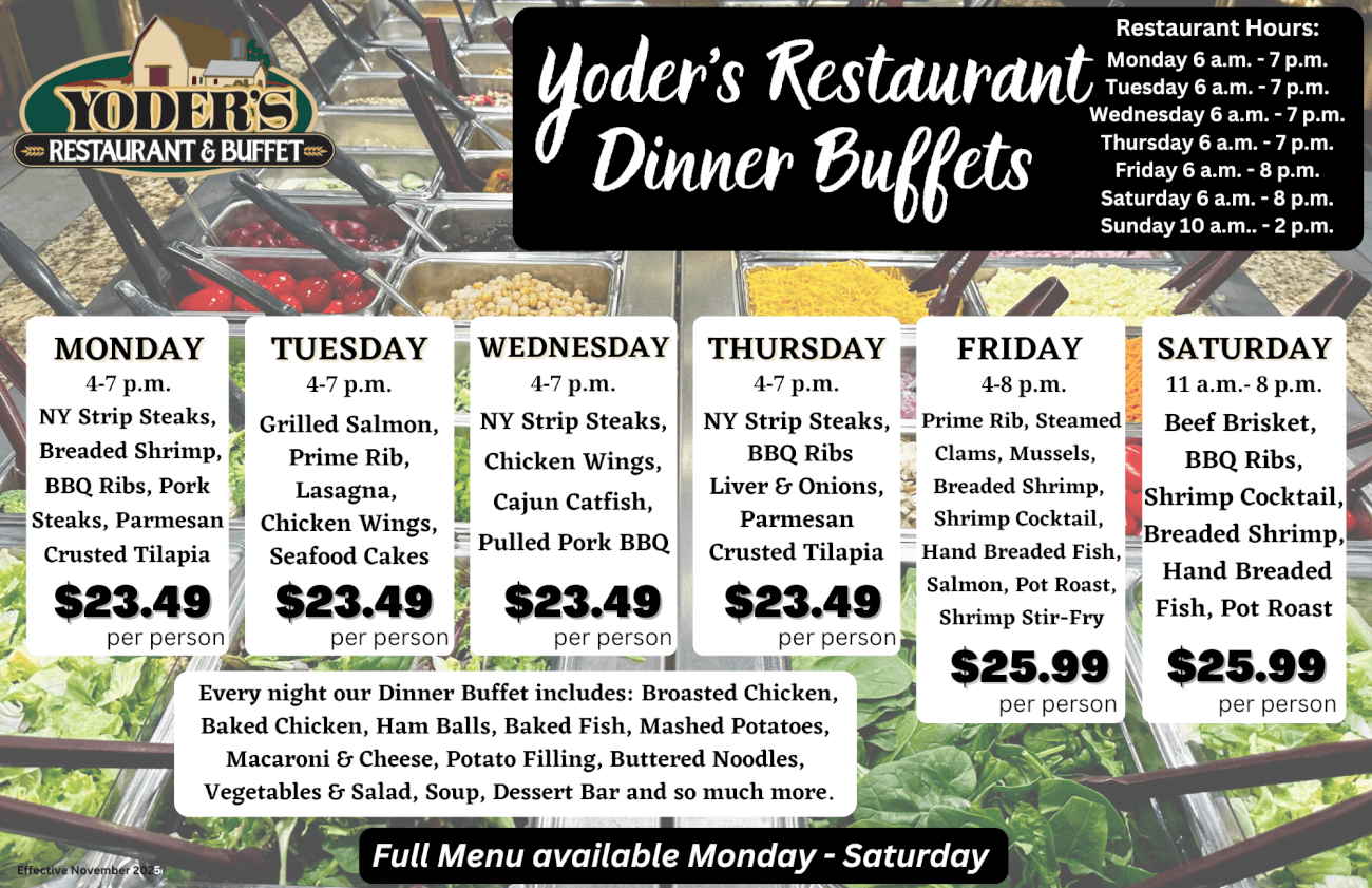Yoder's Restaurant & Buffet in New Holland, PA (2)