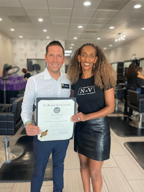 NV SALON AND MAKEUP STUDIO in Odenton, MD