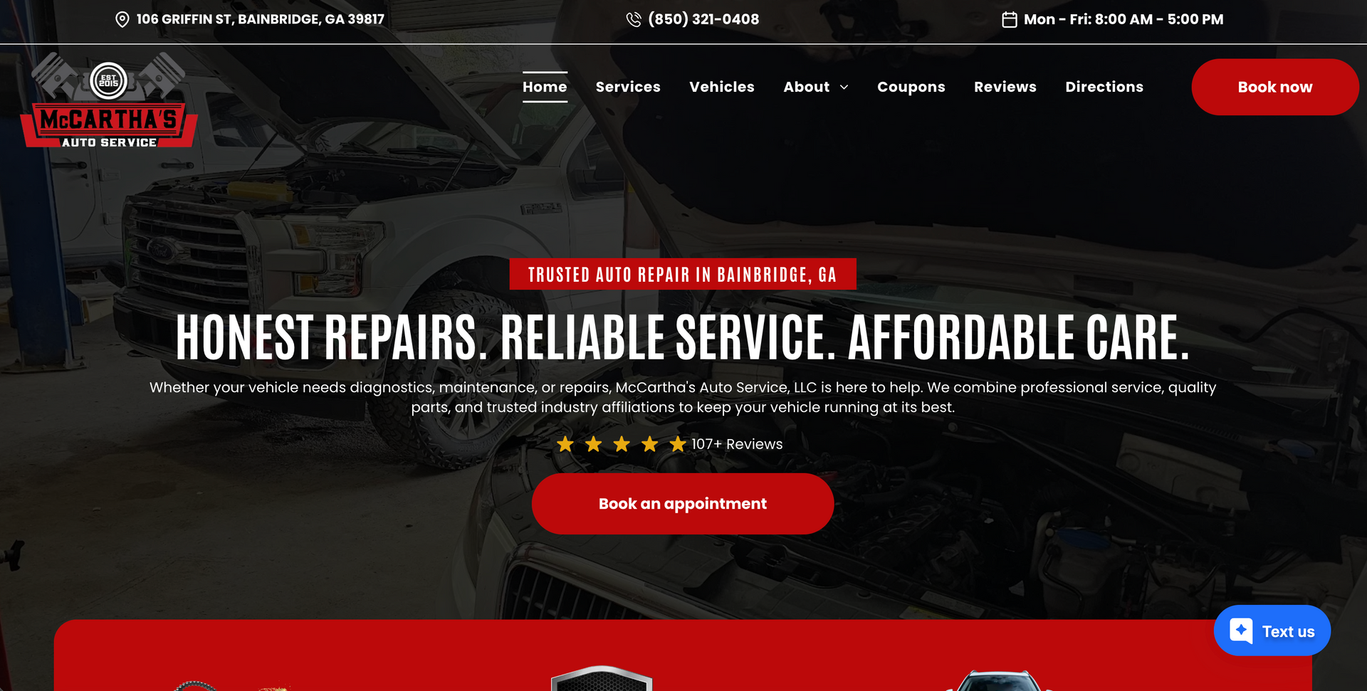 McCartha's Auto Service LLC in Bainbridge, GA