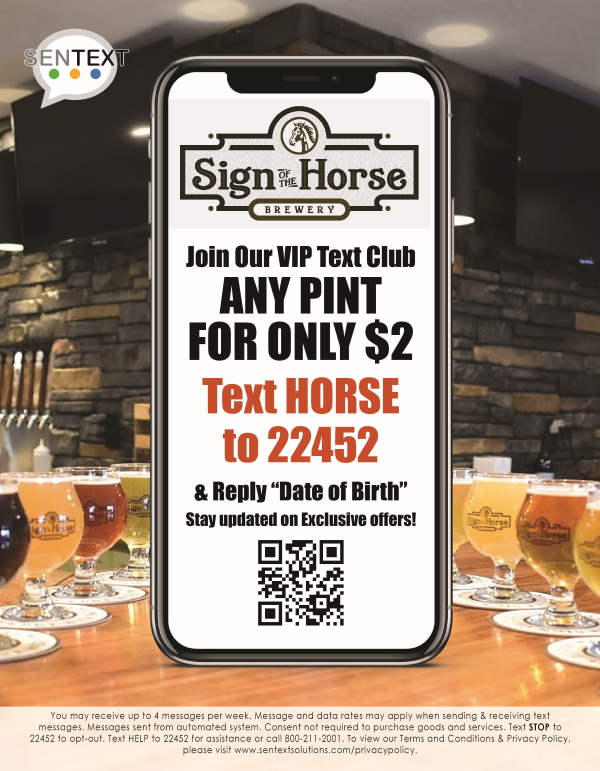 Sign of the Horse Restaurant and Brewery in Red Lion, PA