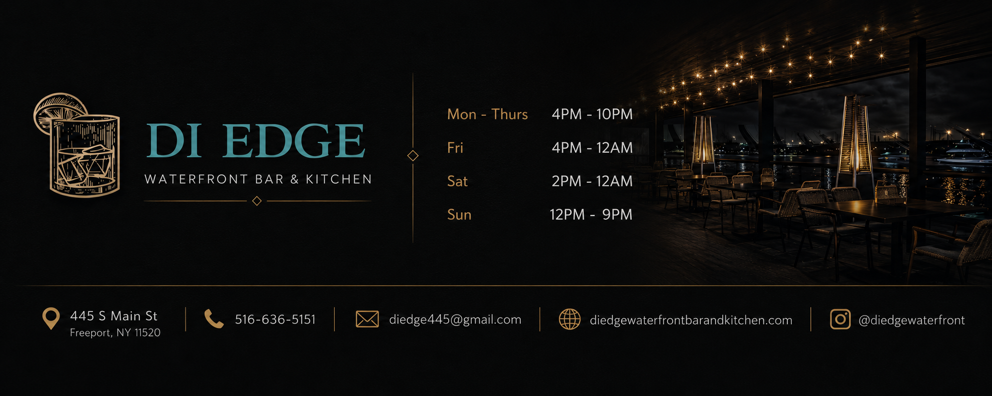 Di Edge Waterfront Bar & Kitchen in Freeport, NY (2)