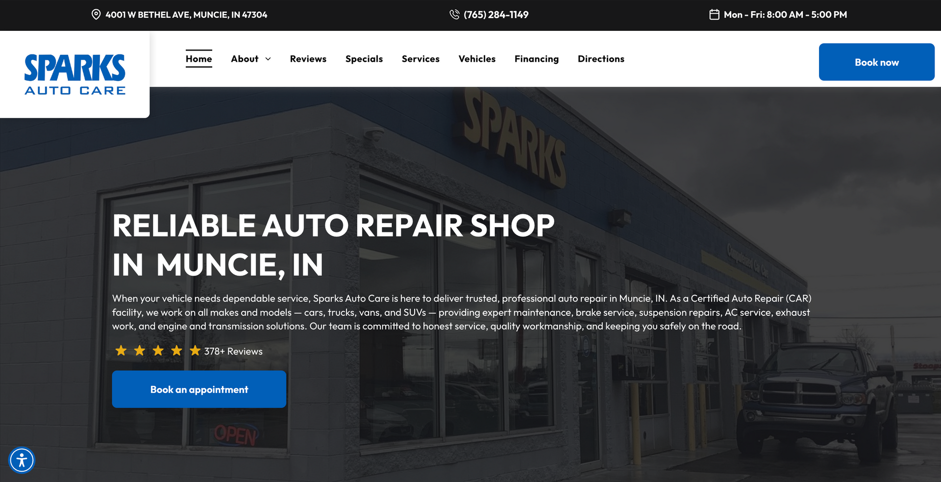 Sparks Auto Care in Muncie, IN