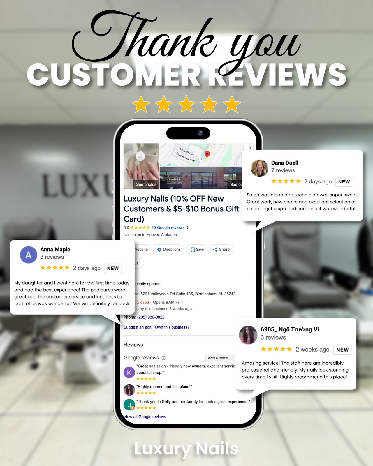 Luxury Nails in Birmingham, AL