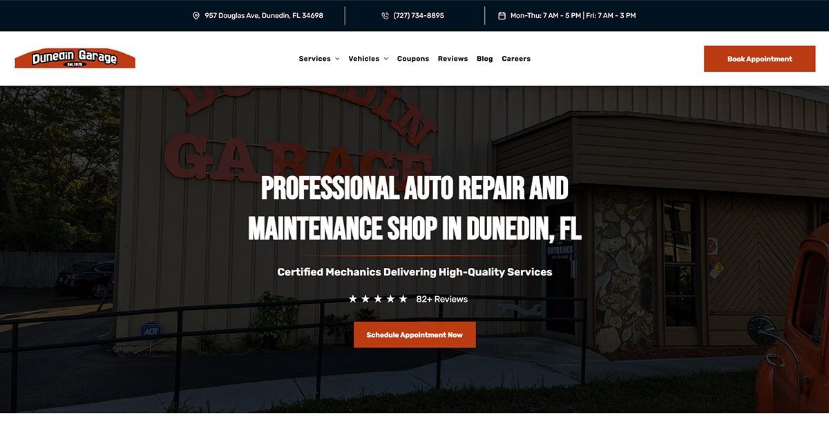 DUNEDIN GARAGE, INC. in Dunedin, FL