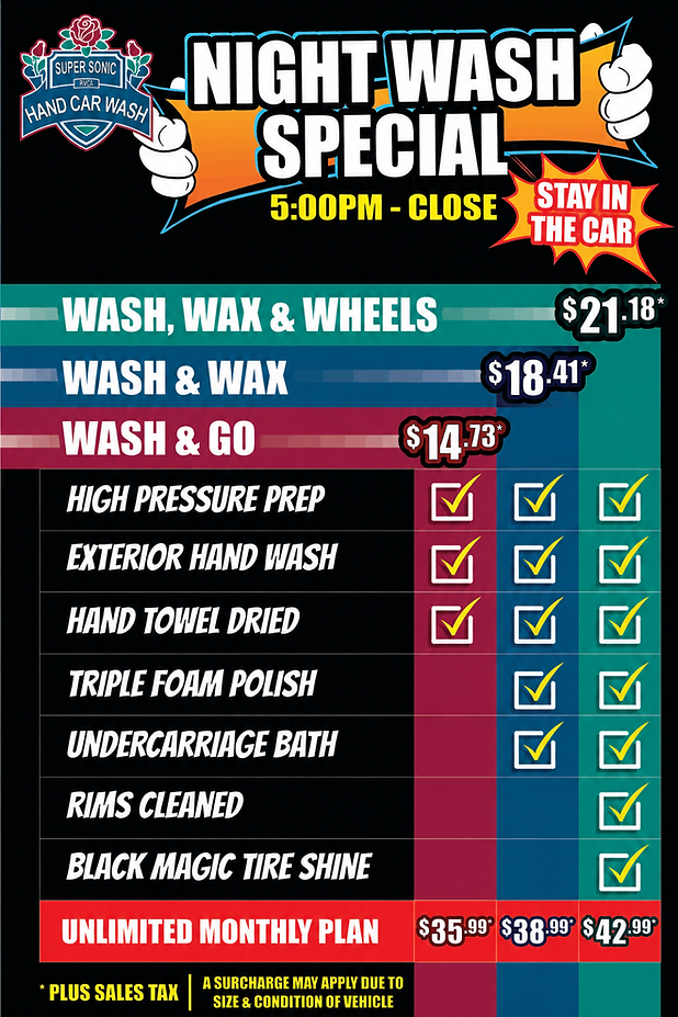 Super Sonic RVC Hand Car Wash in Rockville Centre, NY (4)