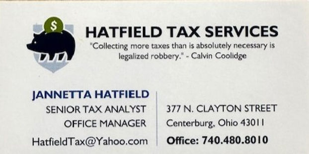 Hatfield Tax Services in Centerburg, OH (2)