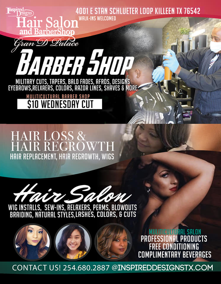 Inspired Designs Hair Salon & Barbershop Gran'D Palace in Killeen, TX (4)