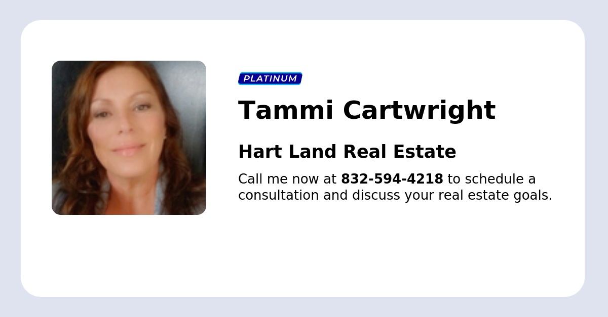 Tammi Cartwright / Realtor Fayetteville, Texas in La Grange, TX