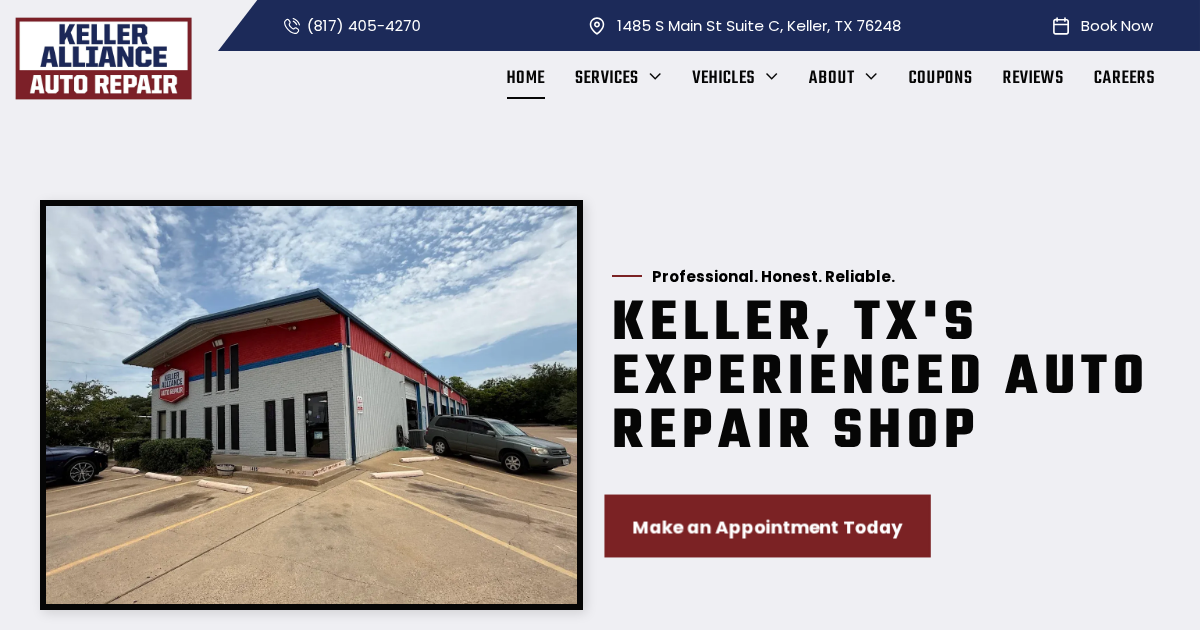 Keller Alliance Auto Repair in Keller, TX