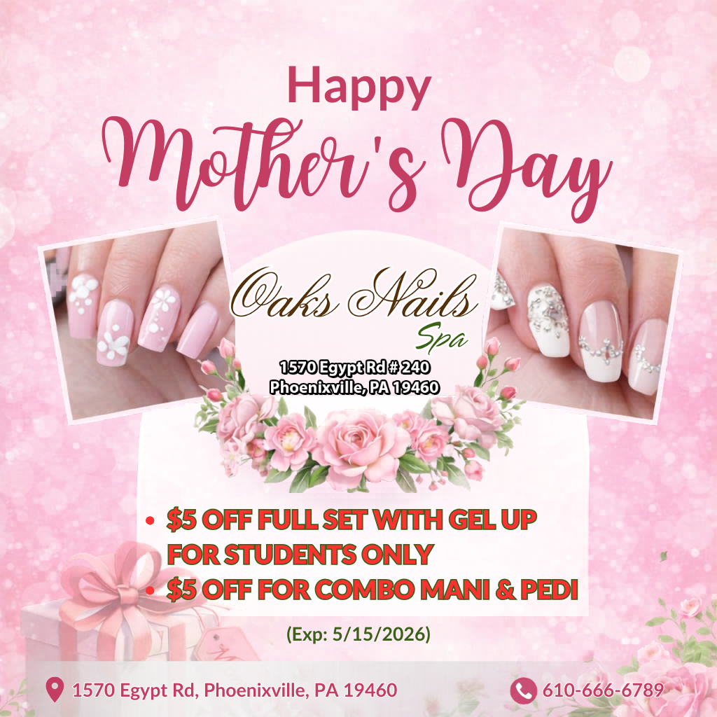Oaks Nails Spa in Phoenixville, PA
