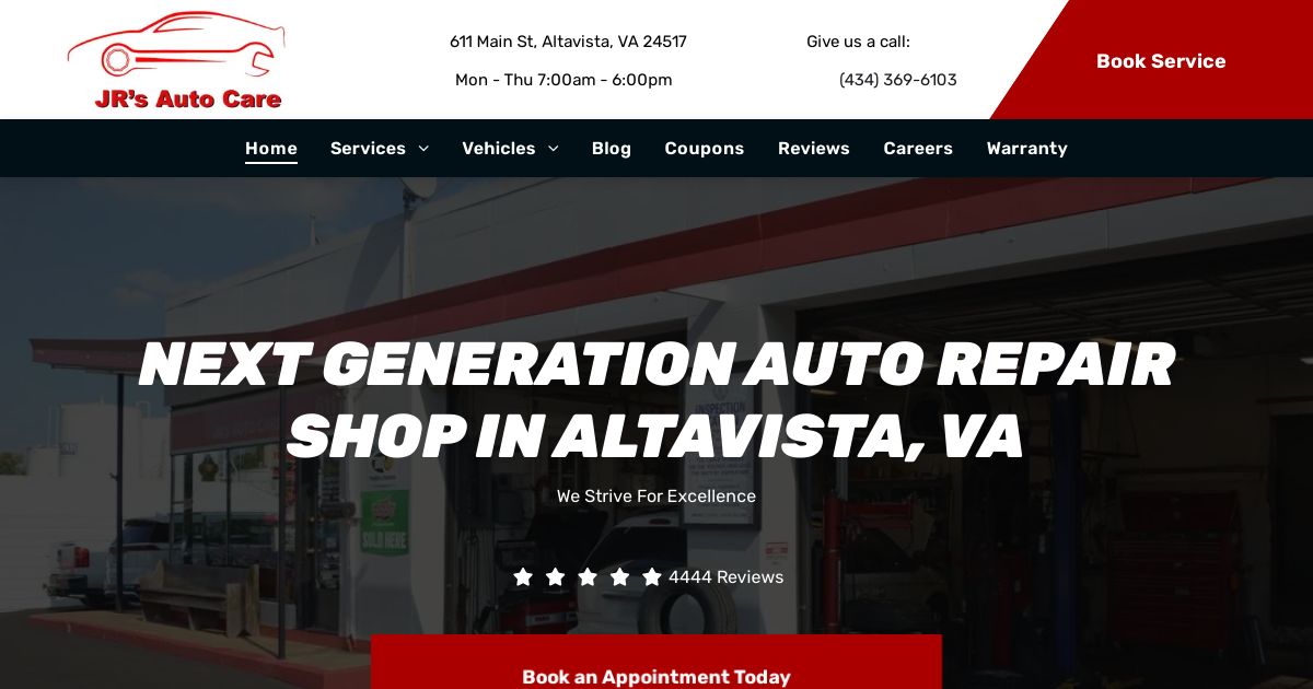 JR's Auto Care in Altavista, VA