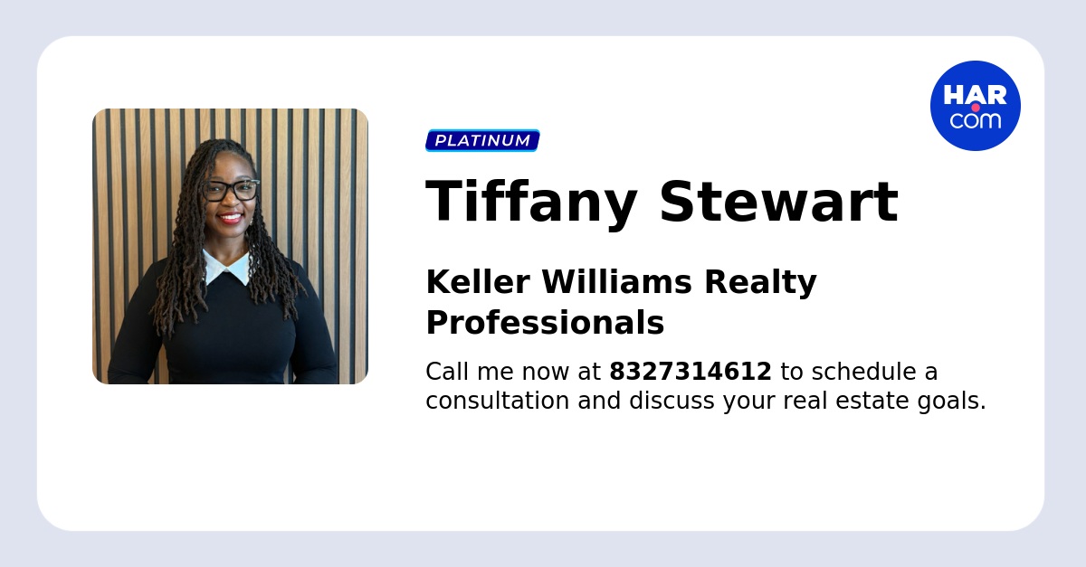 Tiffany Stewart, REALTOR® in Bellaire, TX