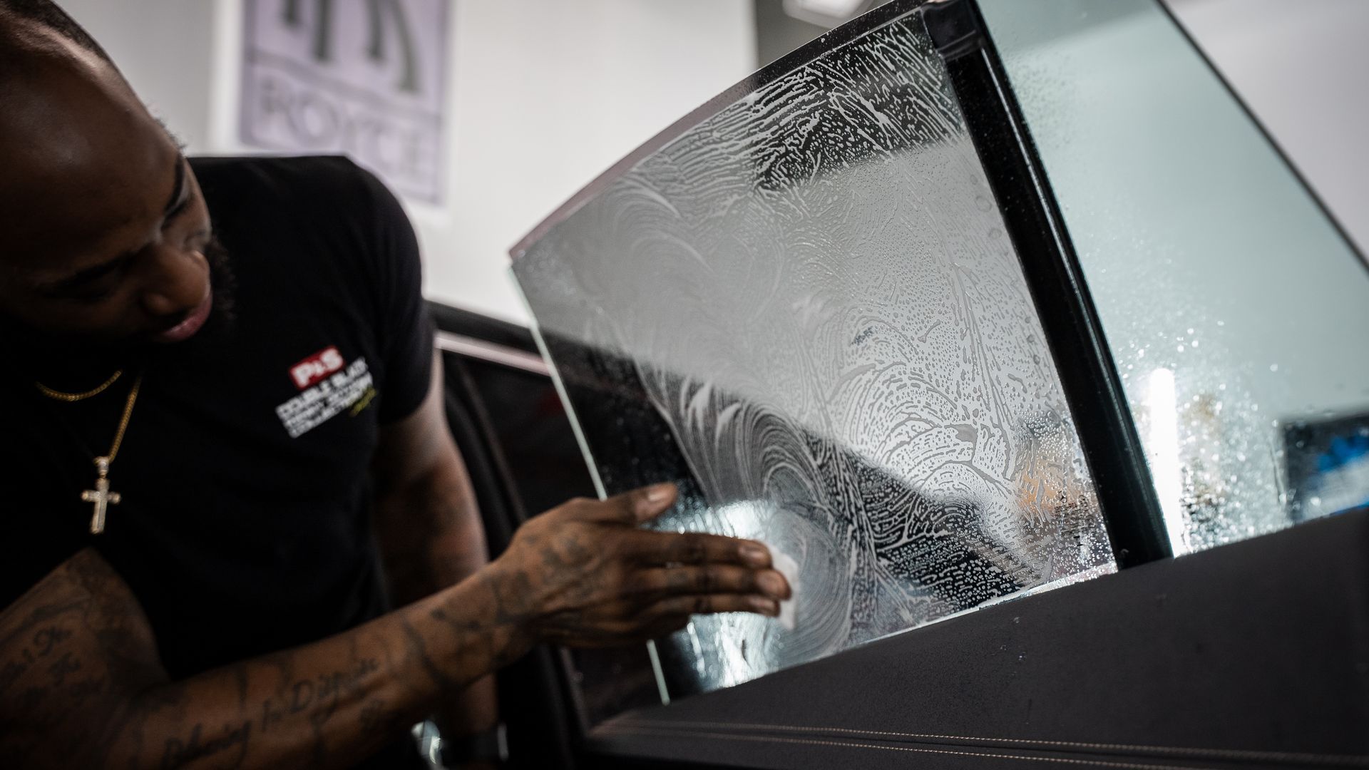 Carter’s Car Care | CLZ Customz Vinyl Wraps | P&S Detailing Products Storefront in Arlington, TX (3)