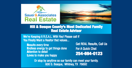 Sauer & Associates Real Estate in Whitney, TX
