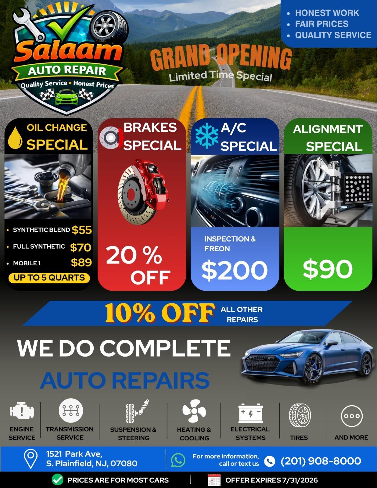 Salaam Auto Repair in South Plainfield, NJ (2)