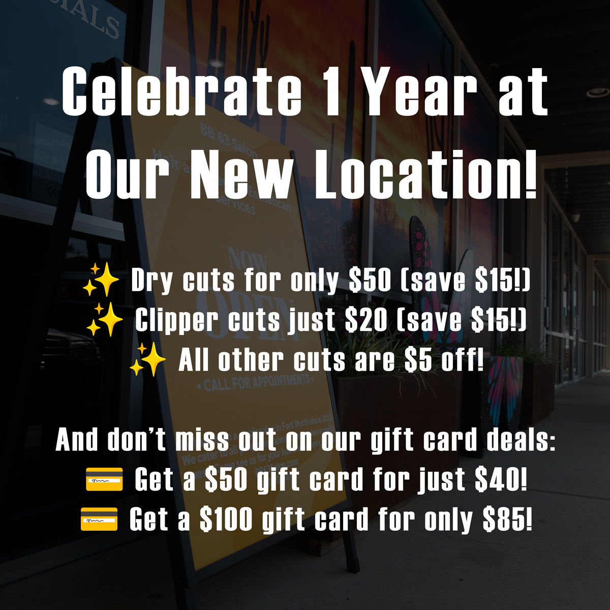 BB 63 Salon in Fort Worth, TX