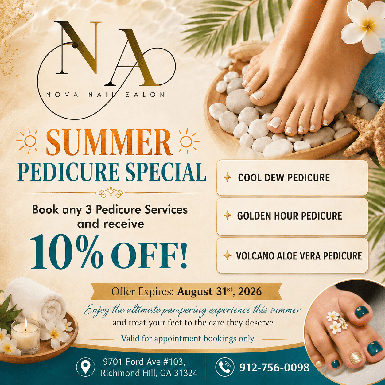 Nova Nails And Spa in Richmond Hill, GA