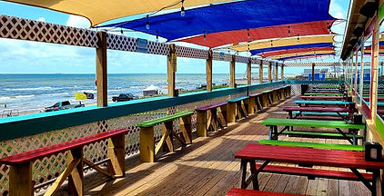 Beach Front Deck Bar and Grill in Surfside Beach, TX