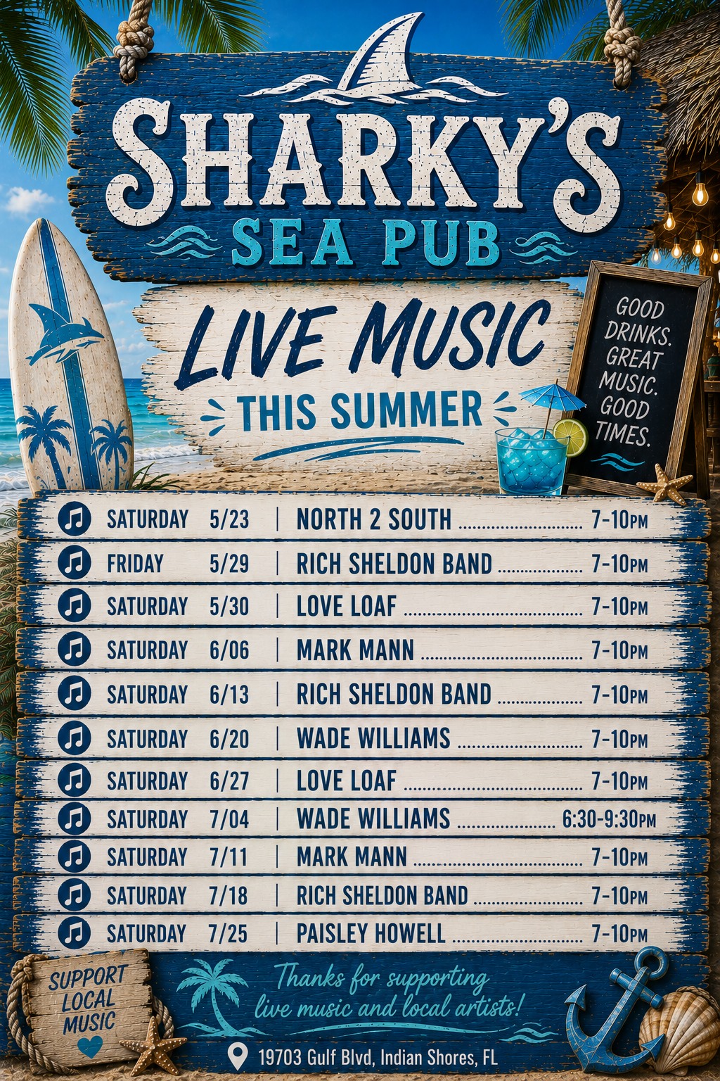 Sharky’s Sea Pub in Indian Shores, FL (5)