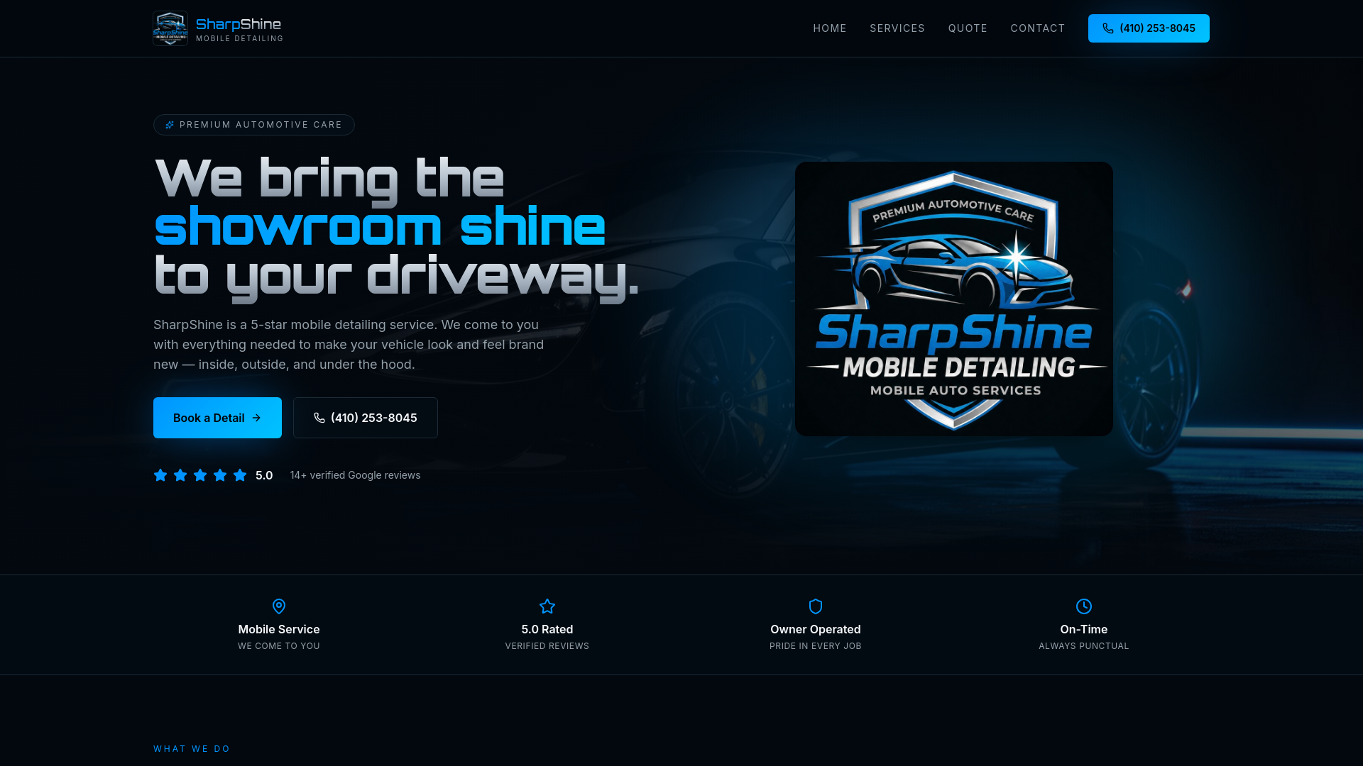 SharpShine Mobile Detailing in Federalsburg, MD