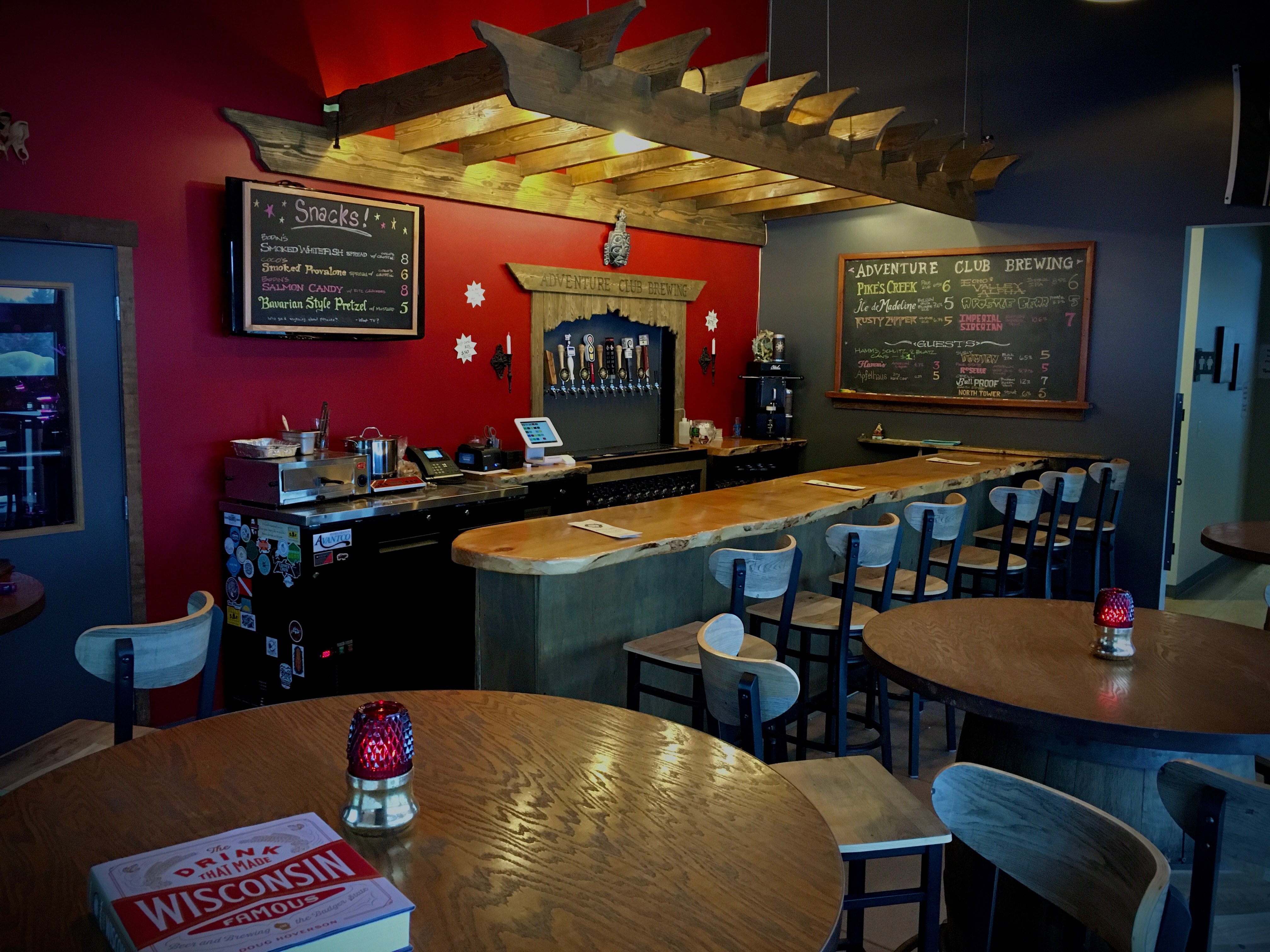 Adventure Club Brewing in Bayfield, WI