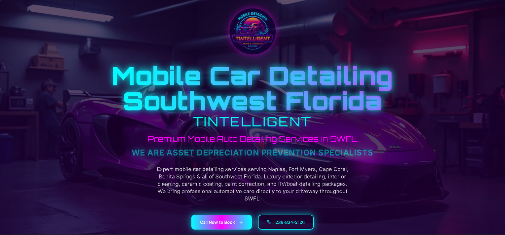 Tintelligent Mobile Detailing | Mobile Detailing in Lehigh Acres, Fort Myers, Estero, Bonita & SWFL in Lehigh Acres, FL (2)