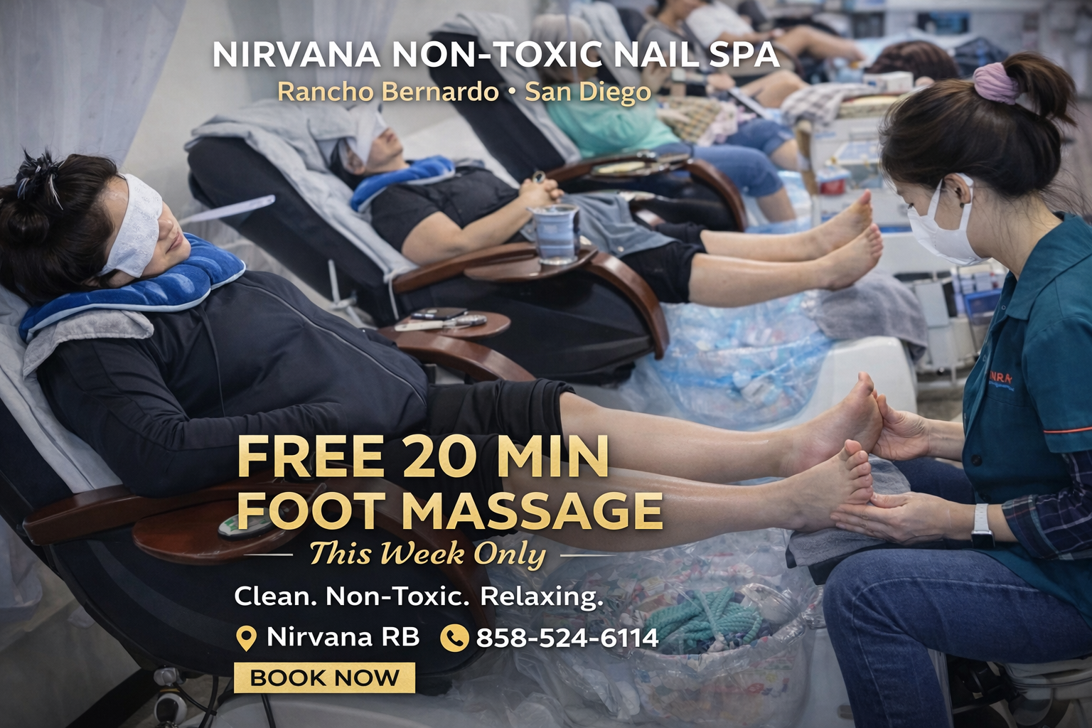 Nirvana Nails - Non Toxic Nail Salon in San Diego, CA